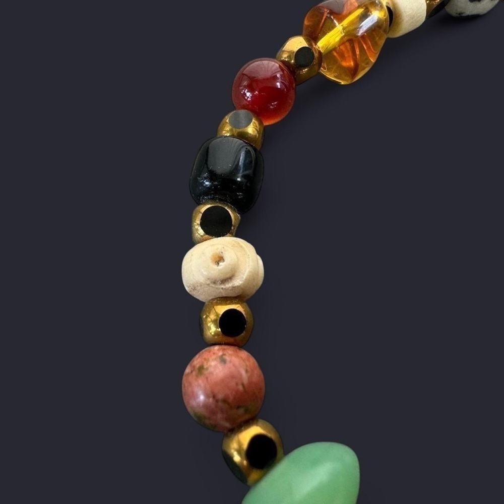 Boho Mixed Bead Bracelet - Picture 3 of 6